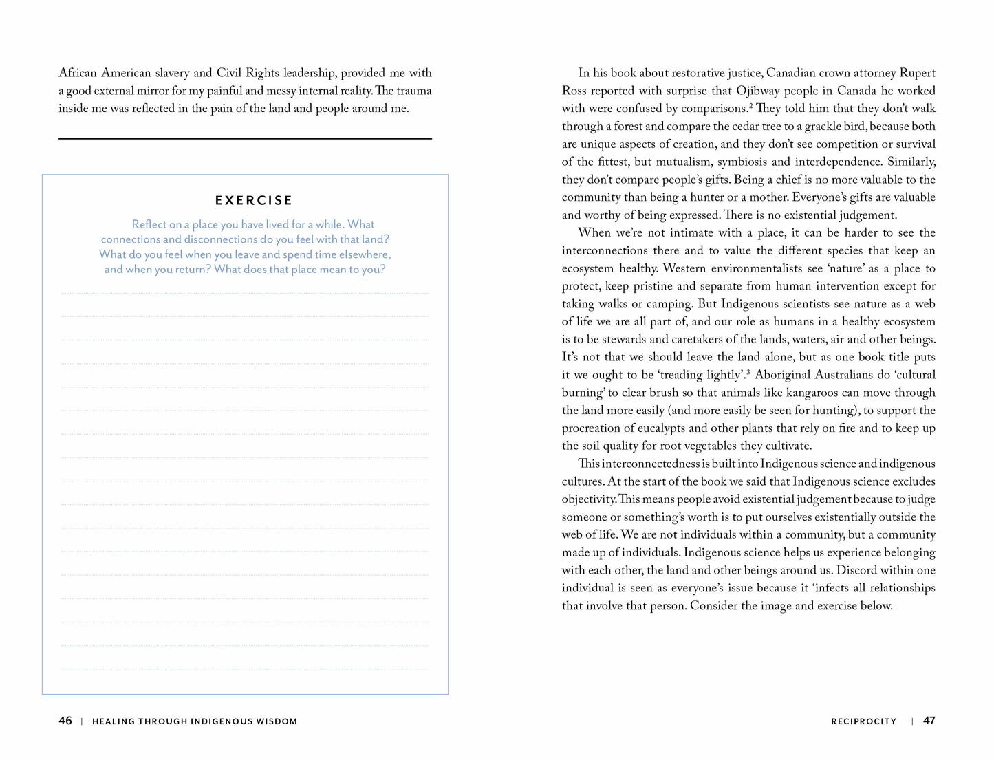 Book page with text and a minimalistic design