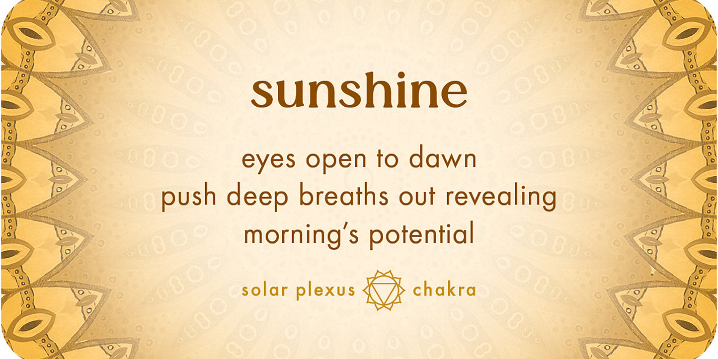 Decorative banner with 'sunshine' text and mandala design on a beige background