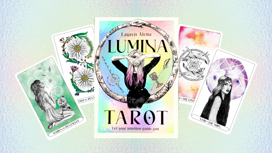 Unboxing the Lumina Tarot with Nadia Falak Tarot