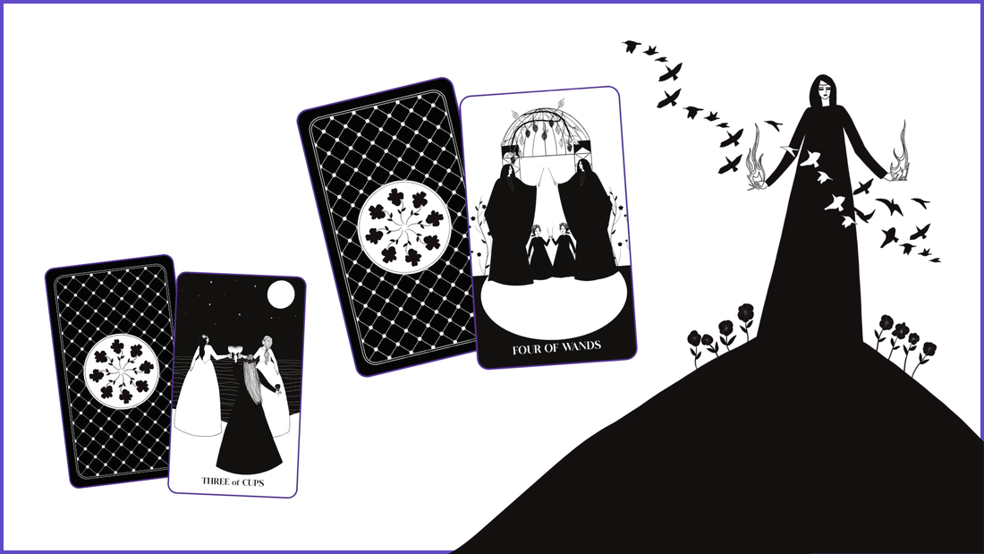 DÃ©couverte du Black Violet Tarot + Tirage