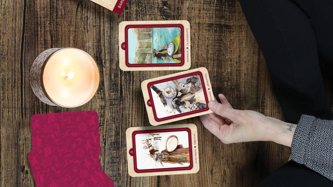 Spirit of the Drum Oracle by Flavia Kate Peters & Barbara Meiklejohn-Free