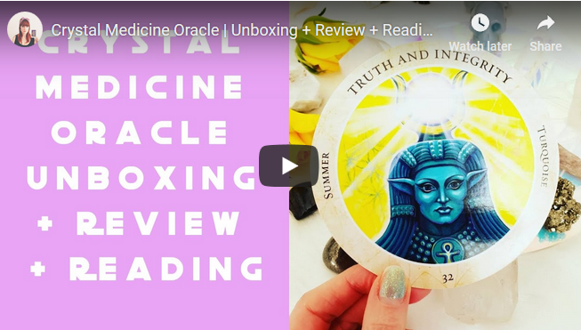 Crystal Medicine Oracle | Unboxing + Review + Reading