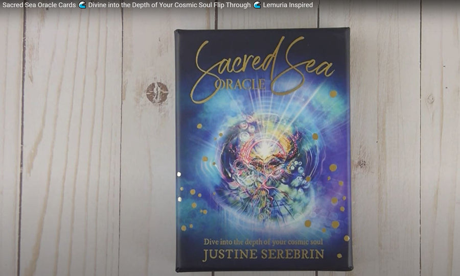 Sacred Sea Oracle Cards Flip Through Lemuria Inspired