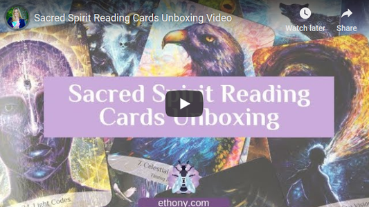 Sacred Spirit Reading Cards Unboxing Video