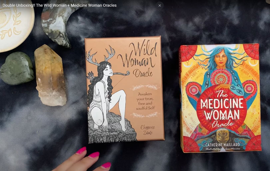 Double Unboxing!! The Wild Woman + Medicine Woman Oracles