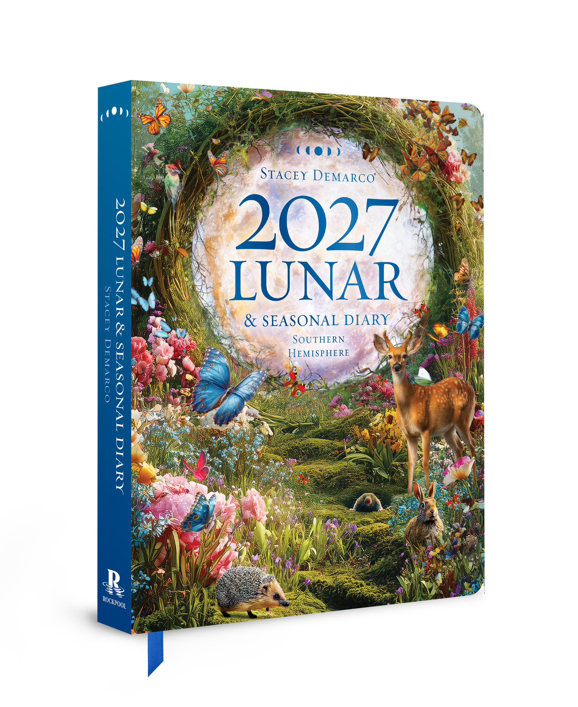 2027 Lunar & Seasonal Diary with nature-themed cover featuring animals and flowers.