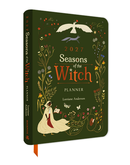 2027 Seasons of the Witch planner with decorative cover on a white background