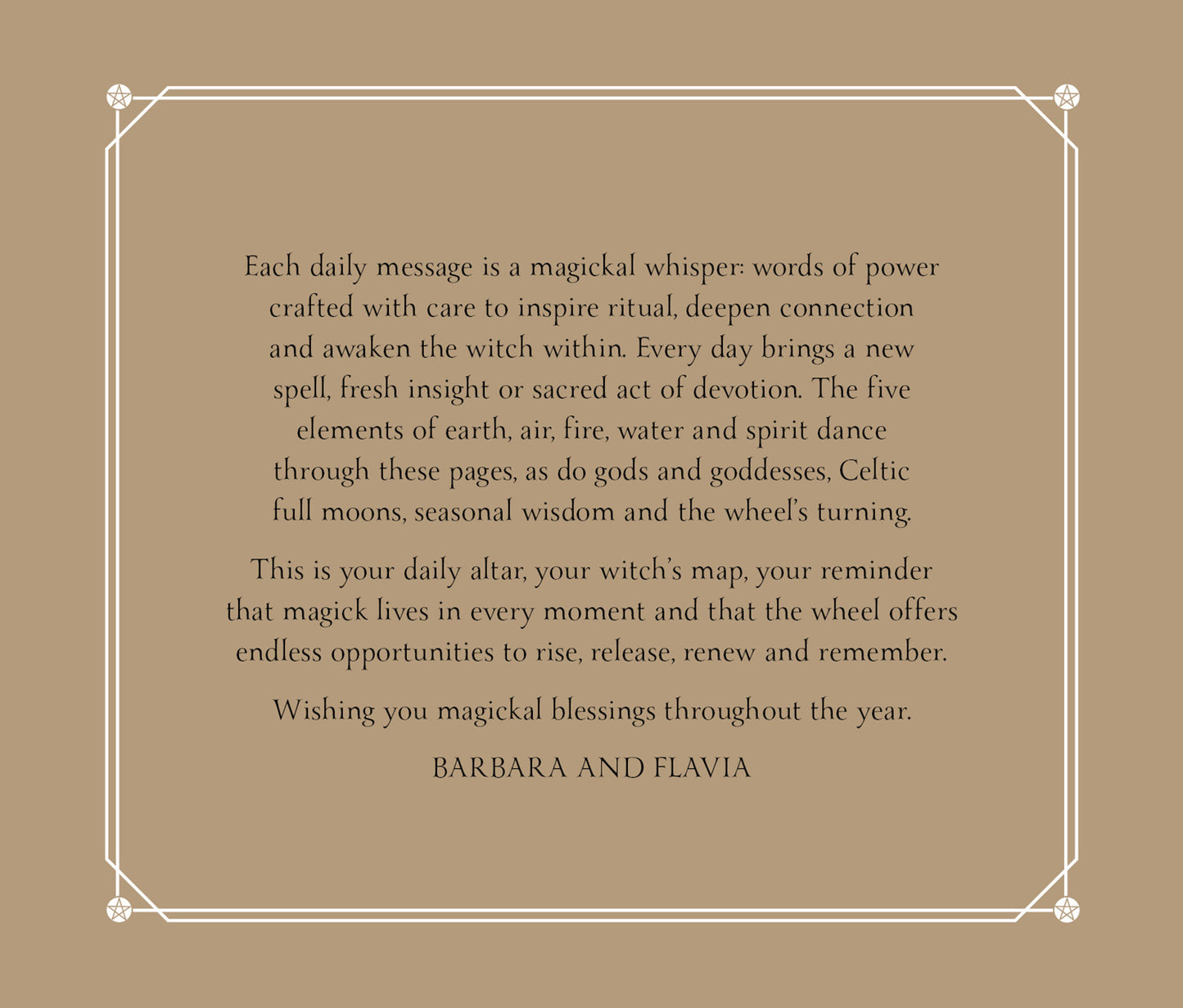 Text on a beige background with decorative border