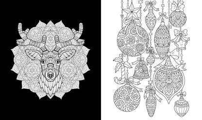 Romantic Christmas Coloring Book