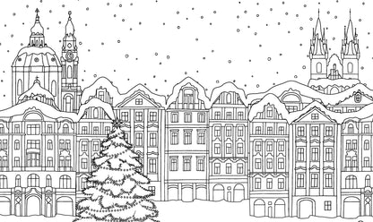 Romantic Christmas Coloring Book