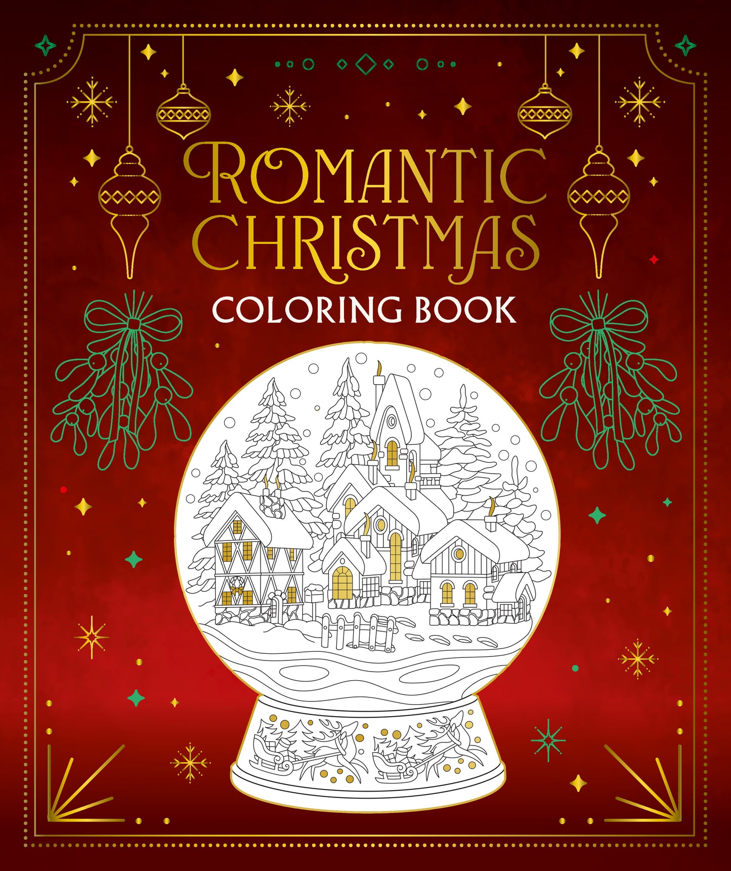 Romantic Christmas Coloring Book