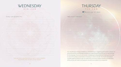 2027 Gratitude Diary & Daily Planner Calendar
