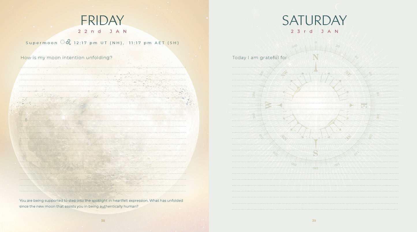 2027 Gratitude Diary & Daily Planner Calendar