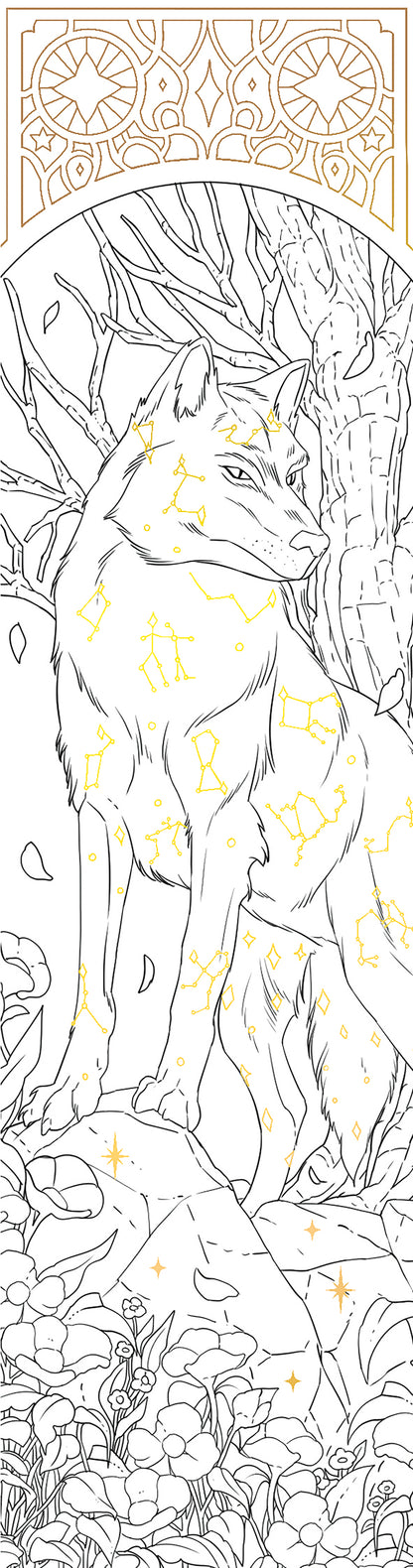 Fae Lovers Coloring Bookmarks