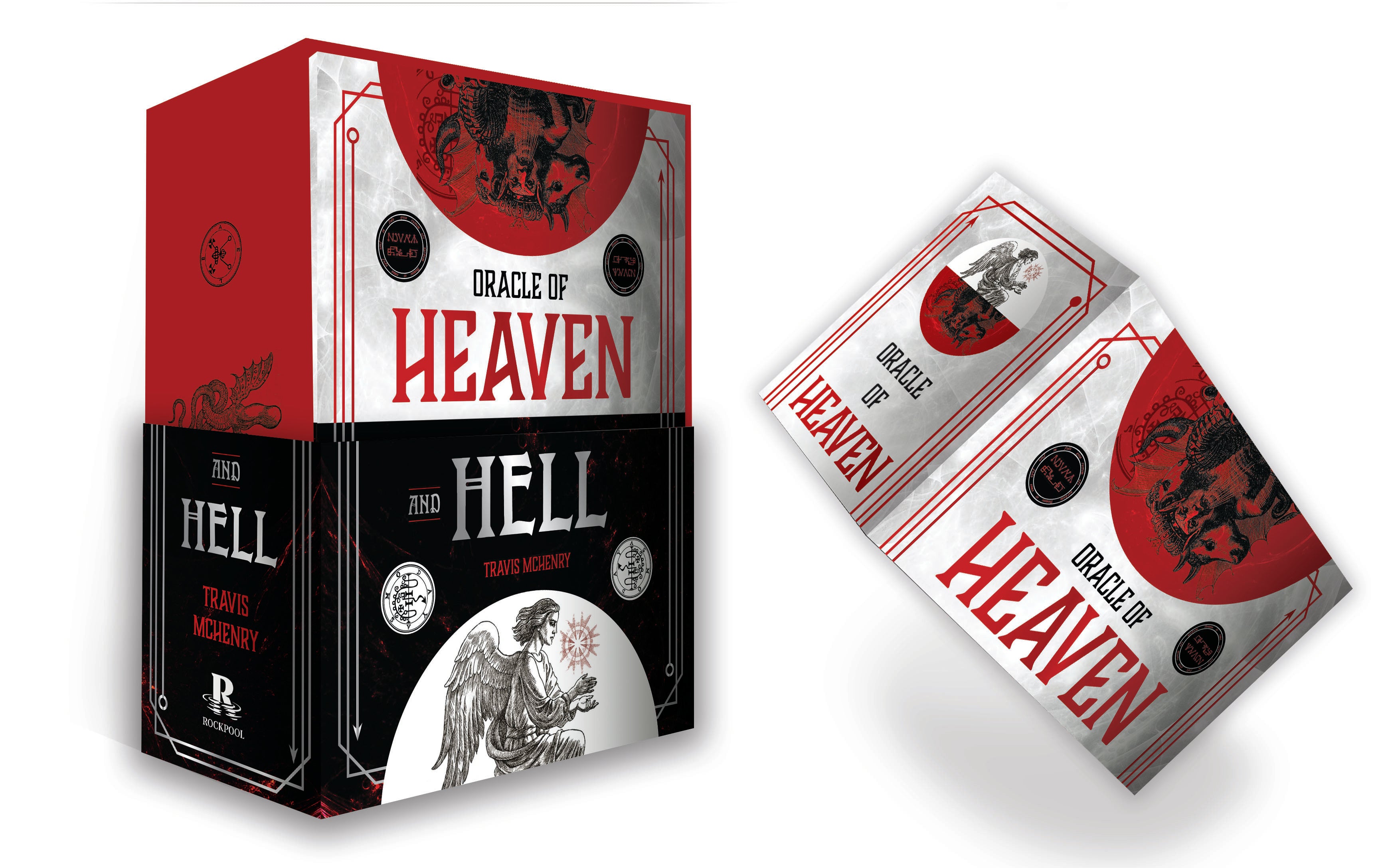 Devil's Heaven トレーディングカードセット Oracle of Heaven and Hell by Travis McHenry | Oracle Cards | Rockpool