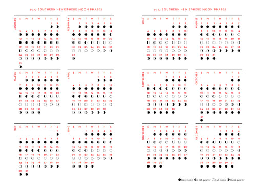 2027 Astrology Diary - Southern Hemisphere