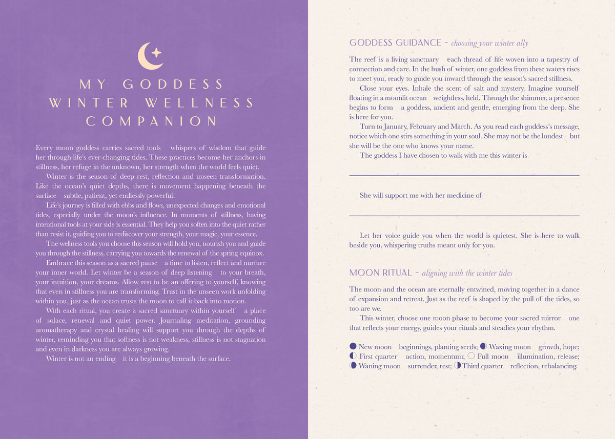 2027 Moon Goddess Planner Calendar - Northern Hemisphere