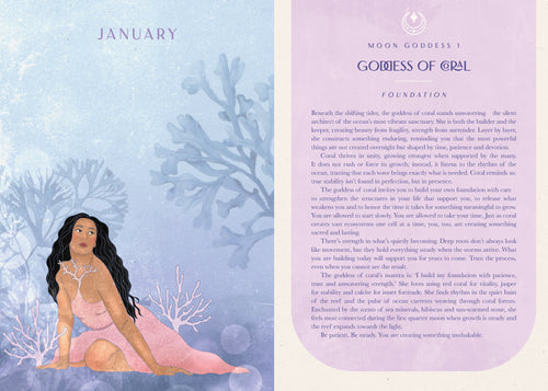 2027 Moon Goddess Planner Calendar - Northern Hemisphere