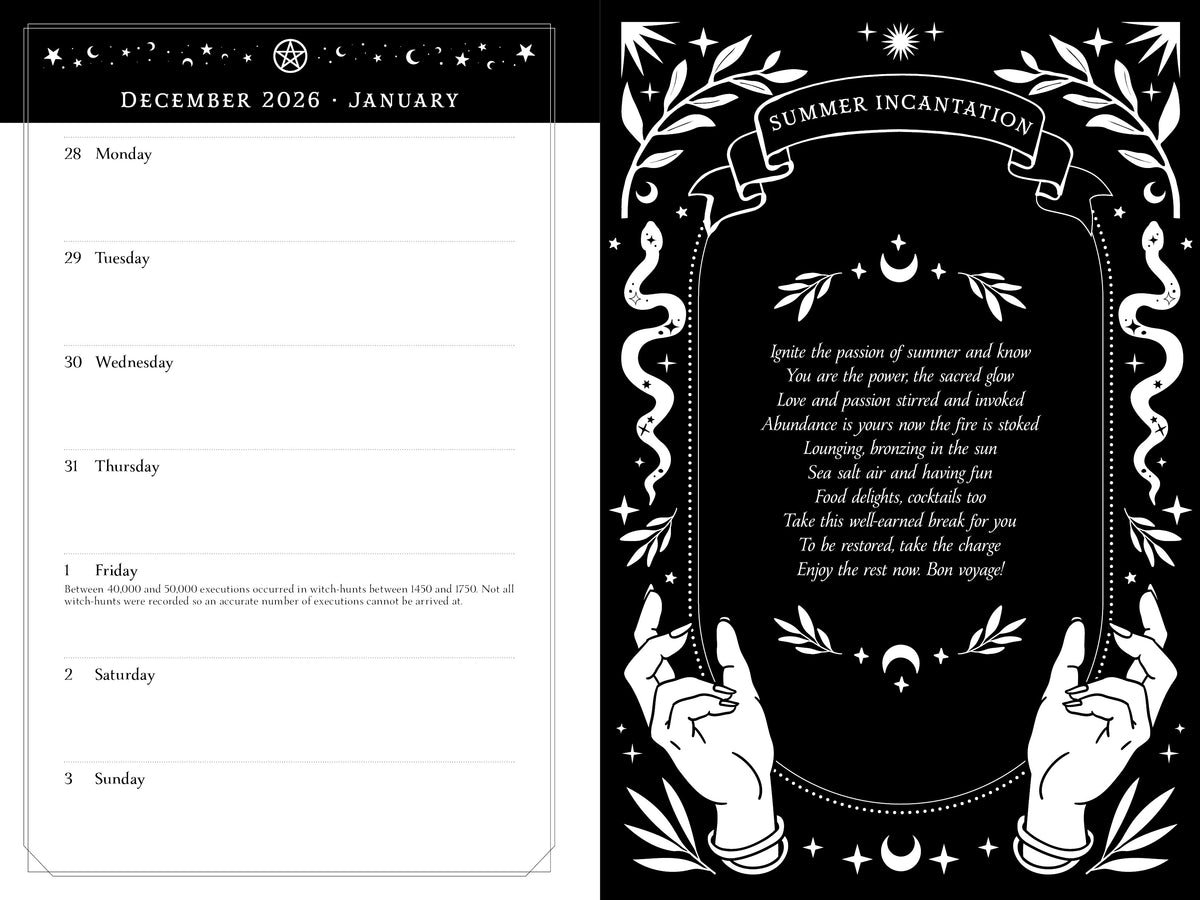 2027 Witch's Diary - Southern Hemisphere