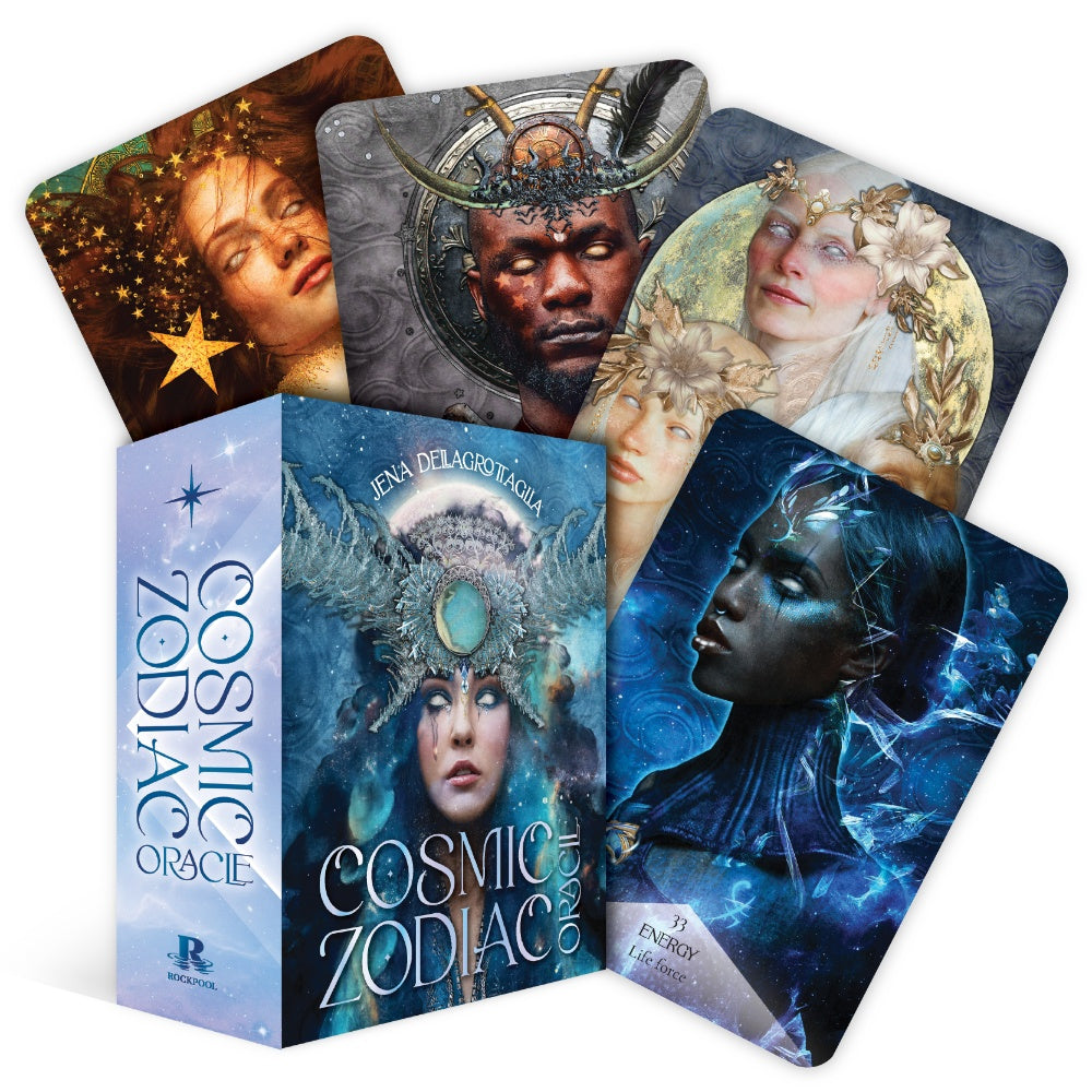 Cosmic Zodiac Oracle by Jena Dellagrottaglia | Oracle Cards | Rockpool