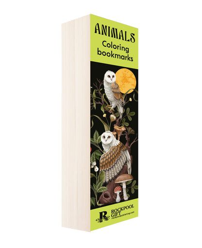Animals Coloring Bookmarks