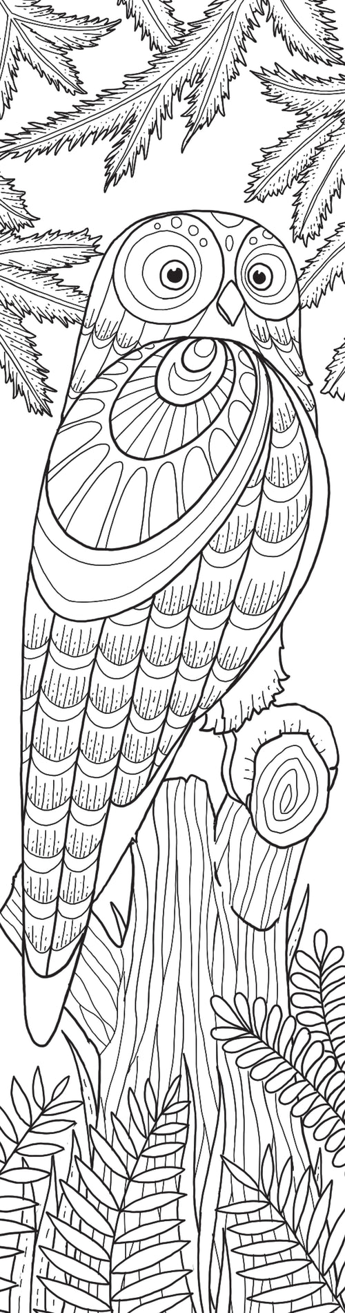 Animals Coloring Bookmarks