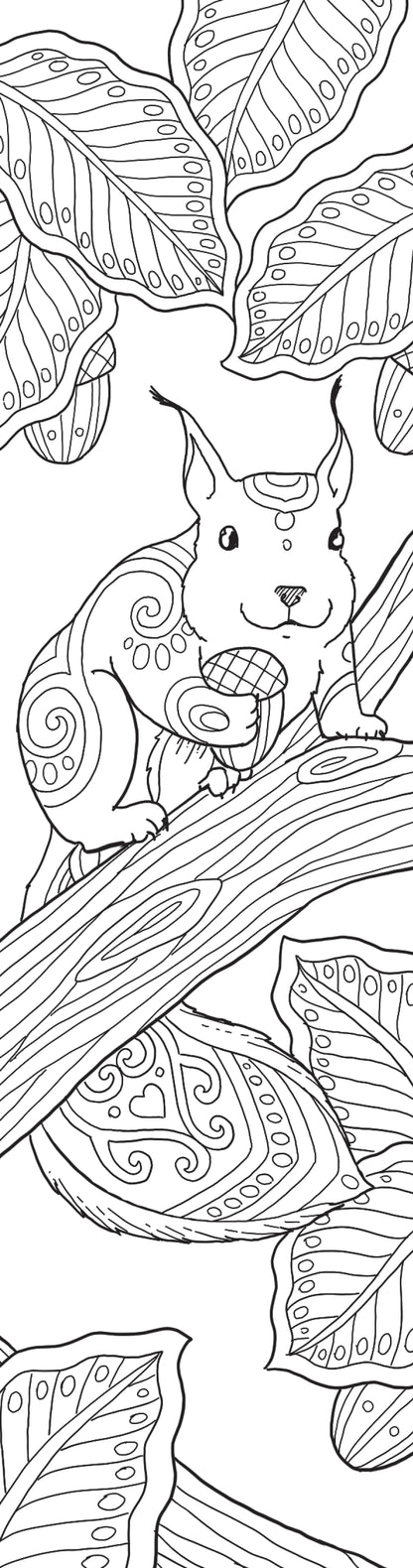 Animals Coloring Bookmarks