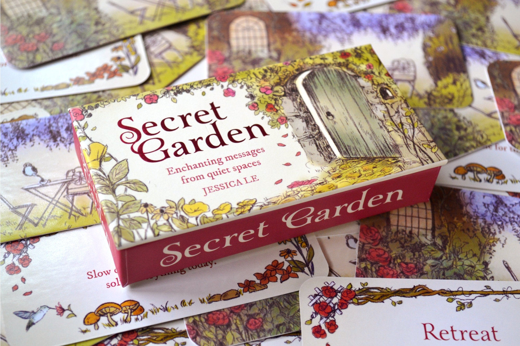 Spirit: Garden Inspiration ペーパーバック je1 Secret Garden by Jessica Le | Mini Cards | Rockpool