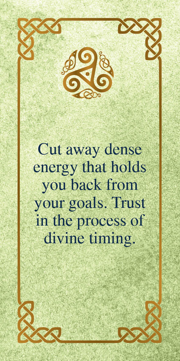 Motivational quote with decorative elements on a green background