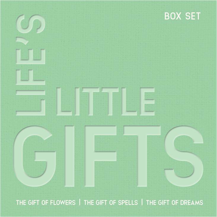 Book cover of 'Life's Little Gifts' box set on a green background