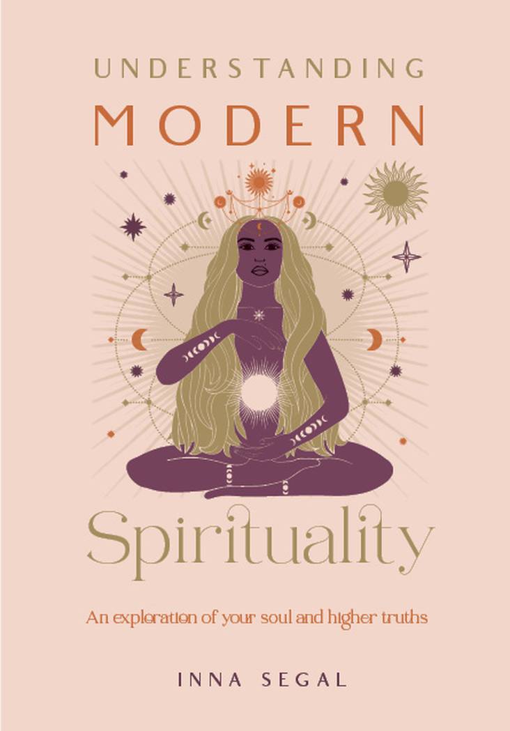 Book cover of 'Understanding Modern Spirituality' by Inna Segal with a stylized illustration of a person in meditation.