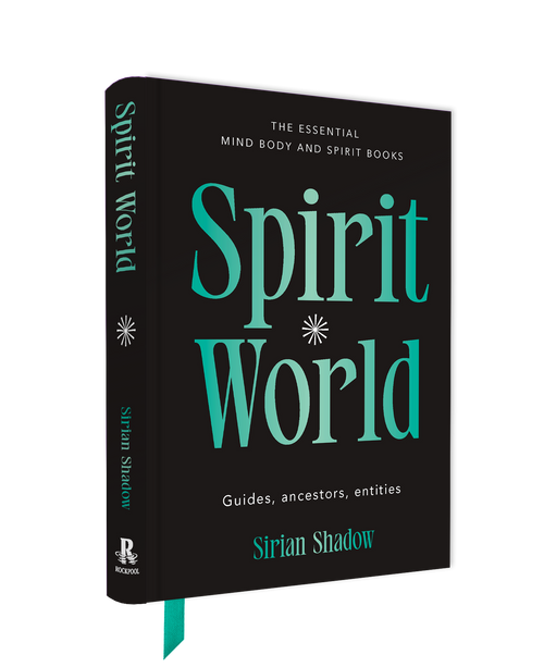Book titled 'Spirit World' by Sirian Shadow on a white background