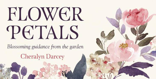 Book cover of 'Flower Petals' with floral design and text