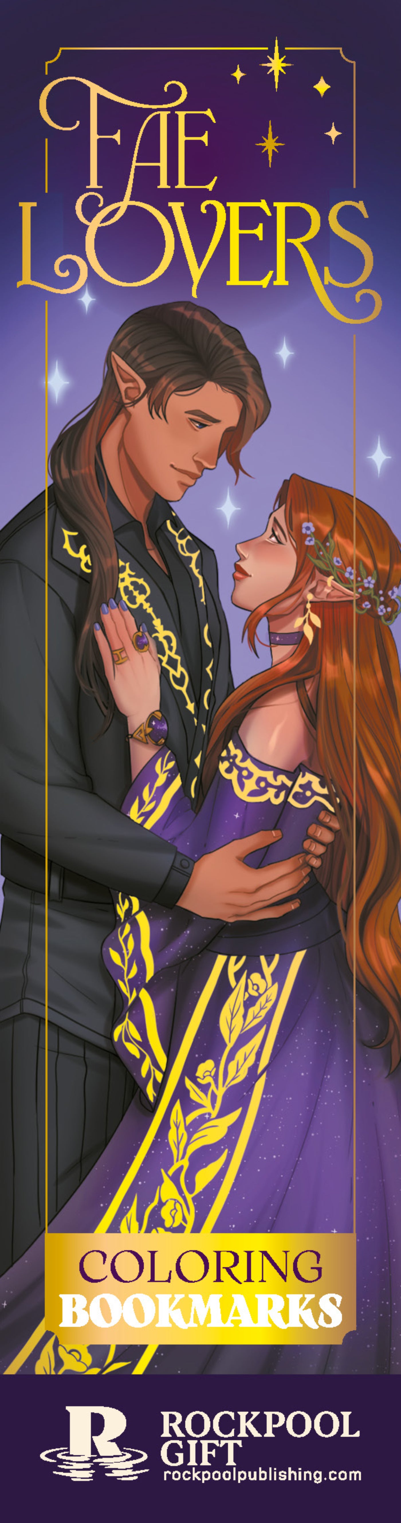 Fae Lovers Coloring Bookmarks