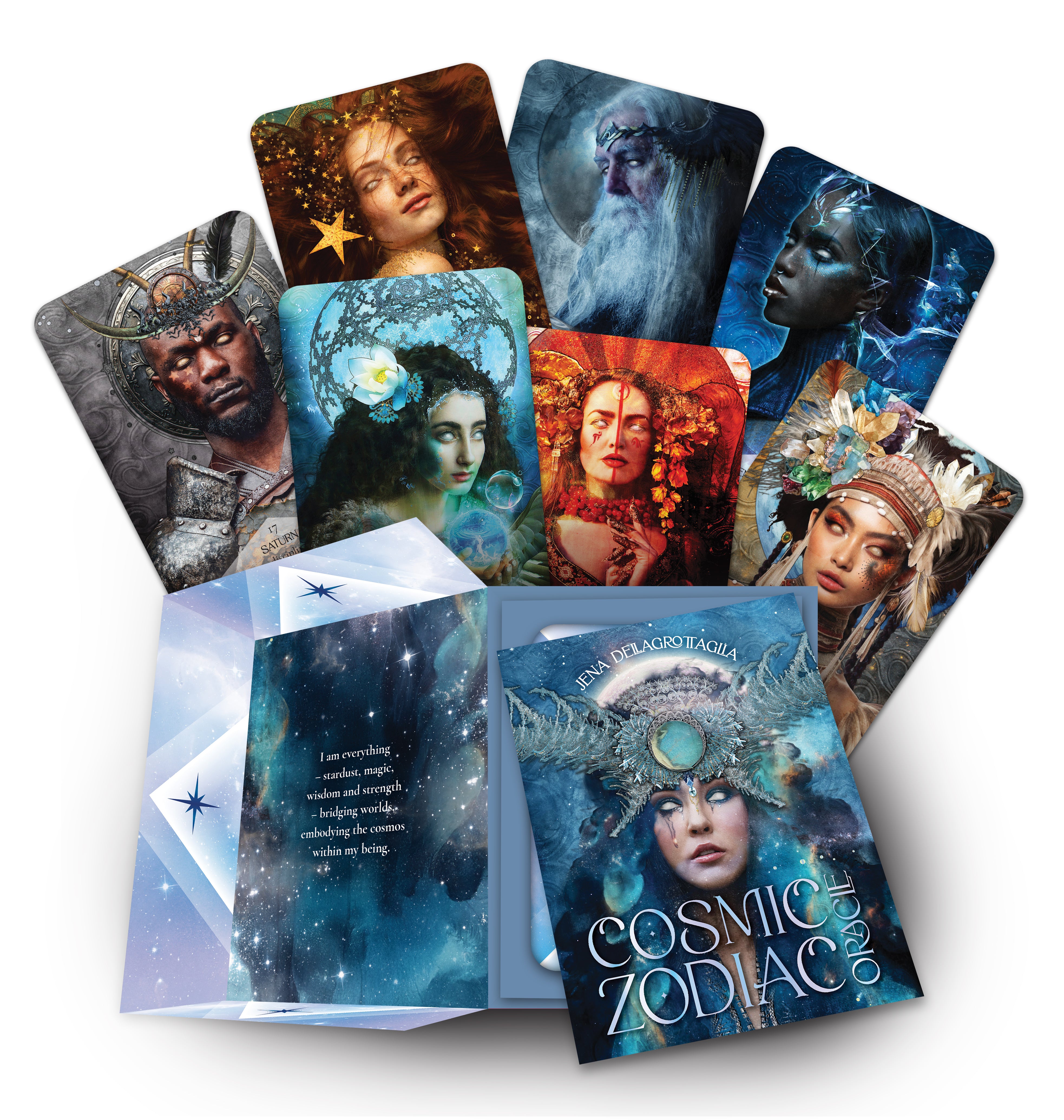 Cosmic Zodiac Oracle by Jena Dellagrottaglia | Oracle Cards | Rockpool
