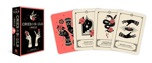 box set oracle cards from Cries of the Souls Oracle featuring illustrated oracle cards