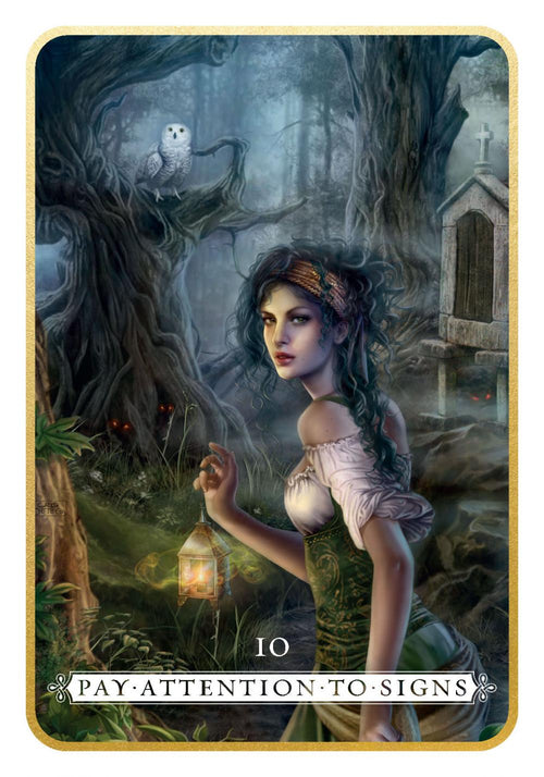 Fairy-like character with a lantern in a mystical forest setting