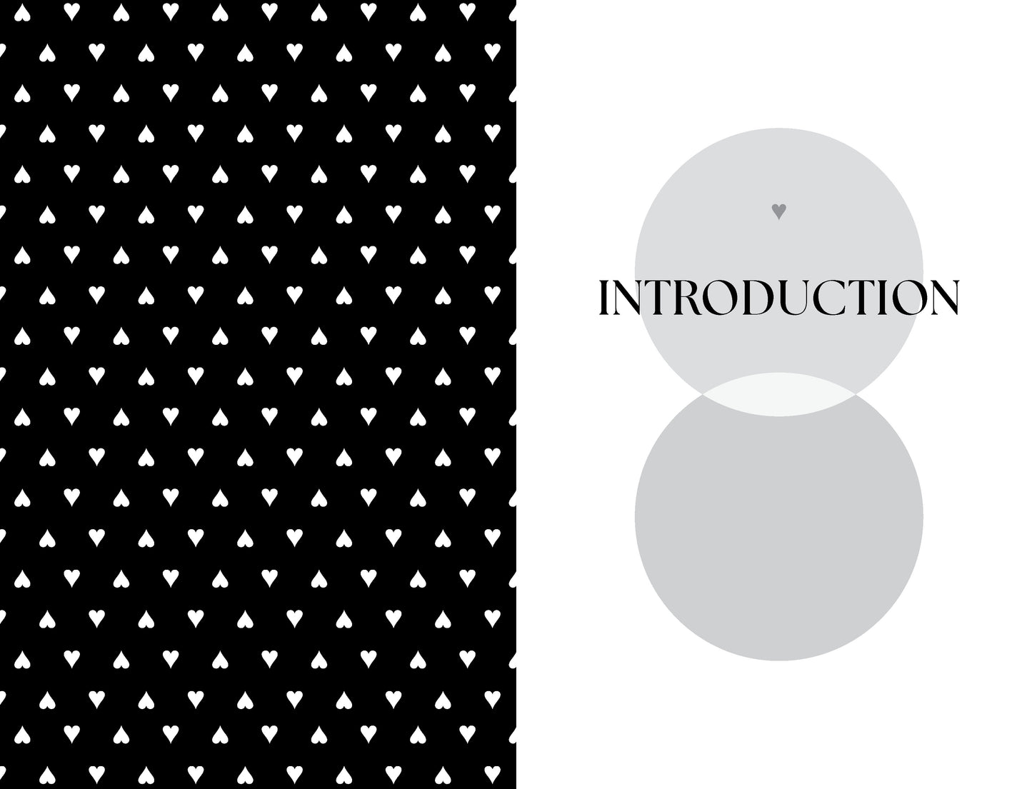 Patterned black and white background with 'INTRODUCTION' text overlay.