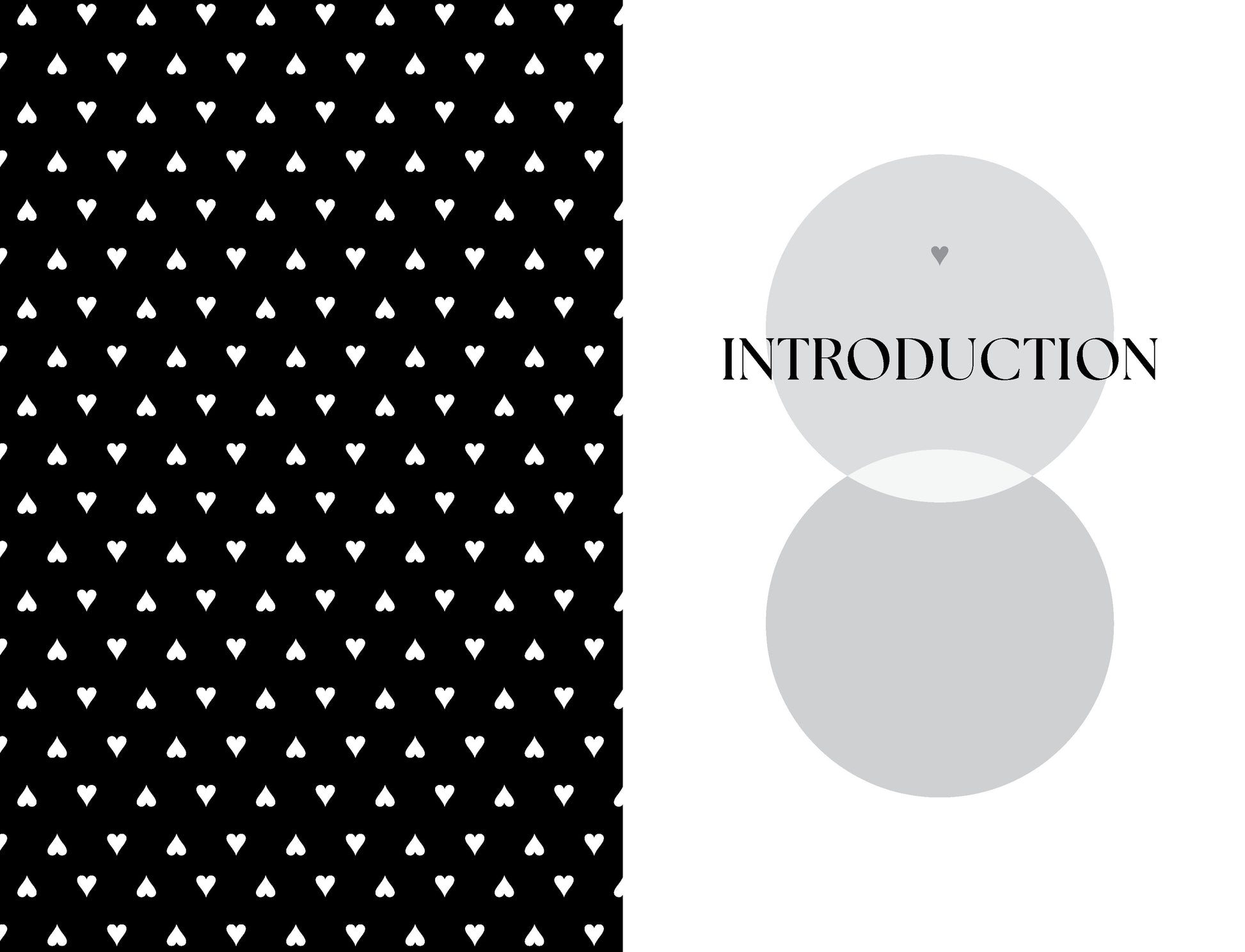 Patterned black and white background with 'INTRODUCTION' text overlay.