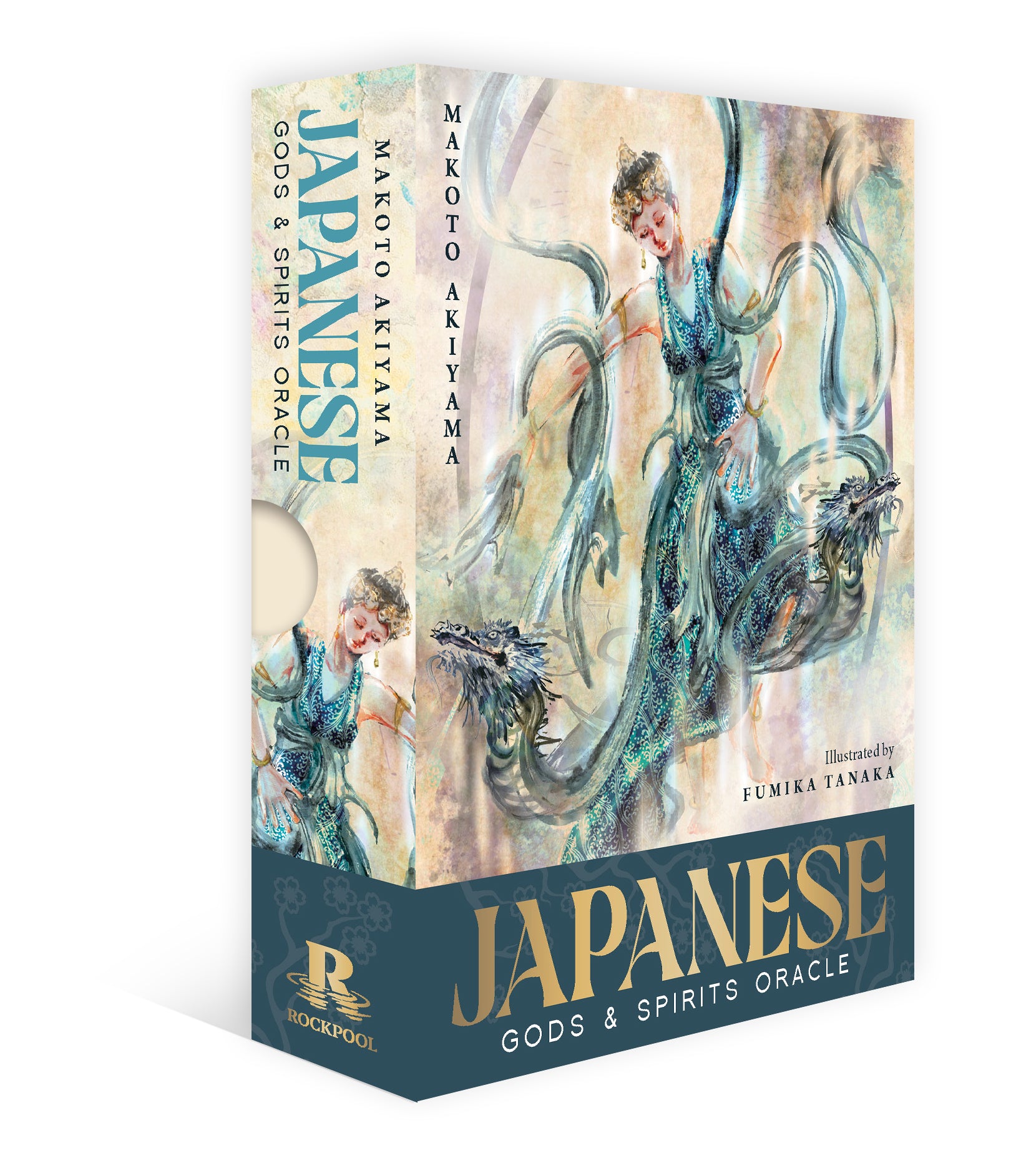 【未開封】Japanese Spirit's Oracles 神鏡 Japanese Gods & Spirits Oracle by Makoto Akiyama, Fumika Tanaka