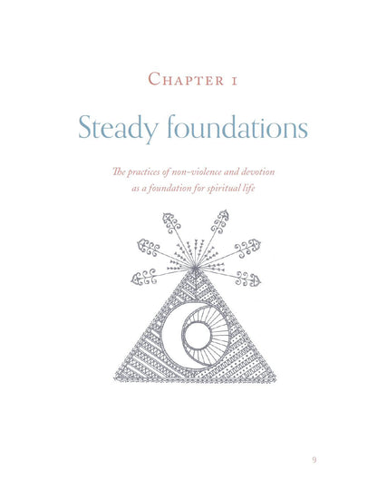 Chapter title 'Steady Foundations' with a geometric design on a white background