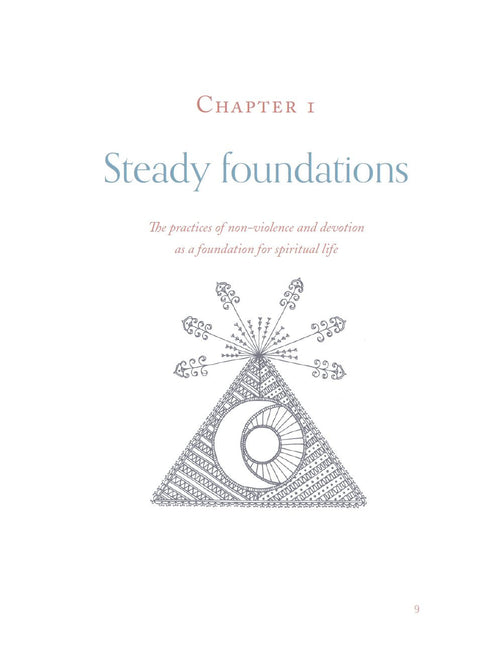 Chapter title 'Steady Foundations' with a geometric design on a white background