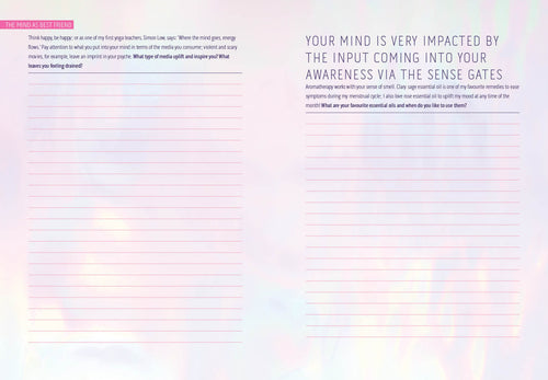 Text on a gradient background with a focus on awareness and input processing.