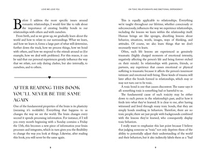 Book page with text on relationships and emotional dependency