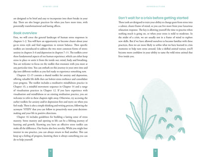 Book pages with text and a nature illustration on a white background