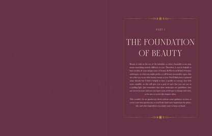 Book cover with text on a maroon background