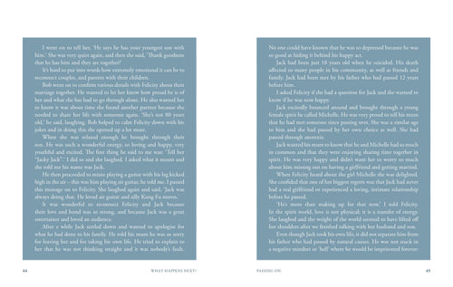 Two pages of text with a blue background