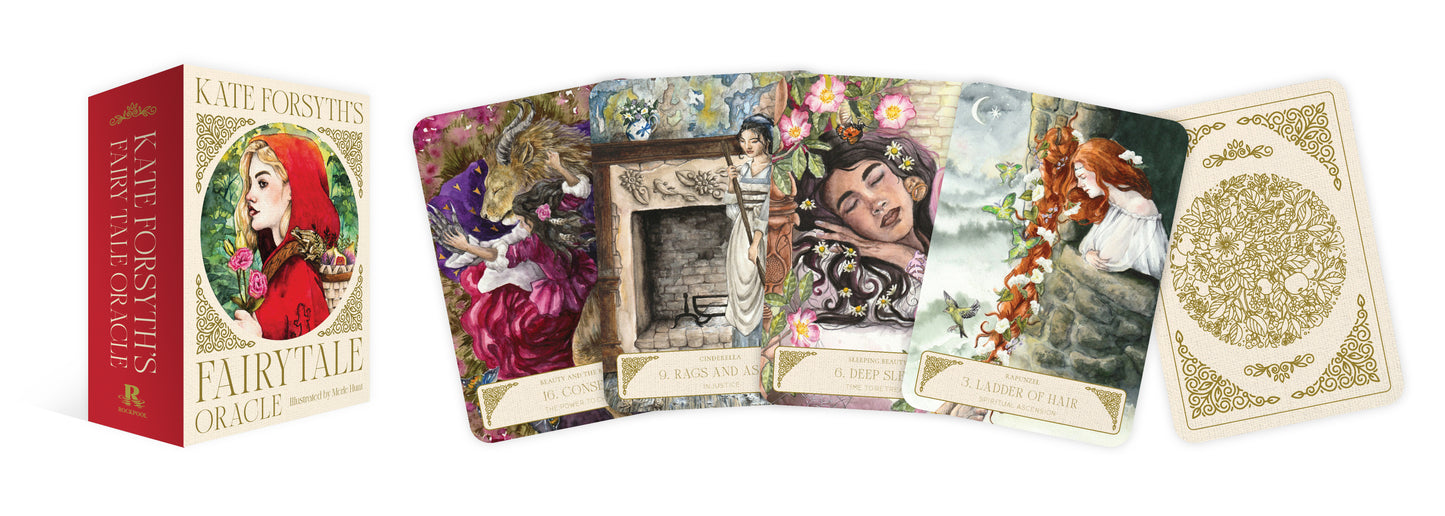 Gate Foresight Fairytale Oracle card set with a box on a white background