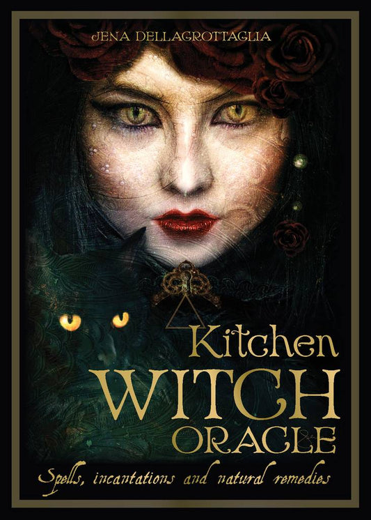 cover of the kitchen witch oracle by Jena Deliagrottaglia 