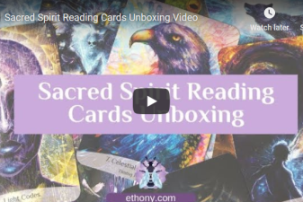 Sacred Spirit Reading Cards Unboxing Video